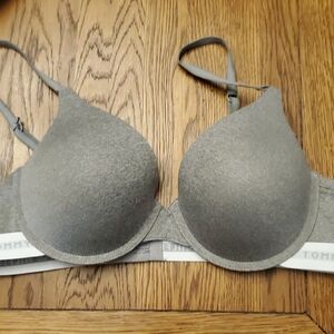 Tommy Hilfiger Gray Molded Cup Bra